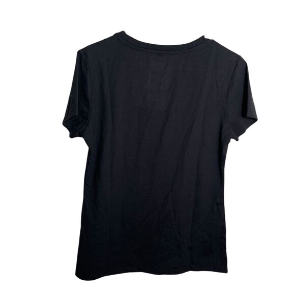 Disney Princess Shirt Junior's XL Black Happily Ever After NWT Short Sleeve Top - Picture 5 of 8